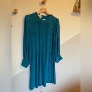 Vintage silk dress; circa 80s